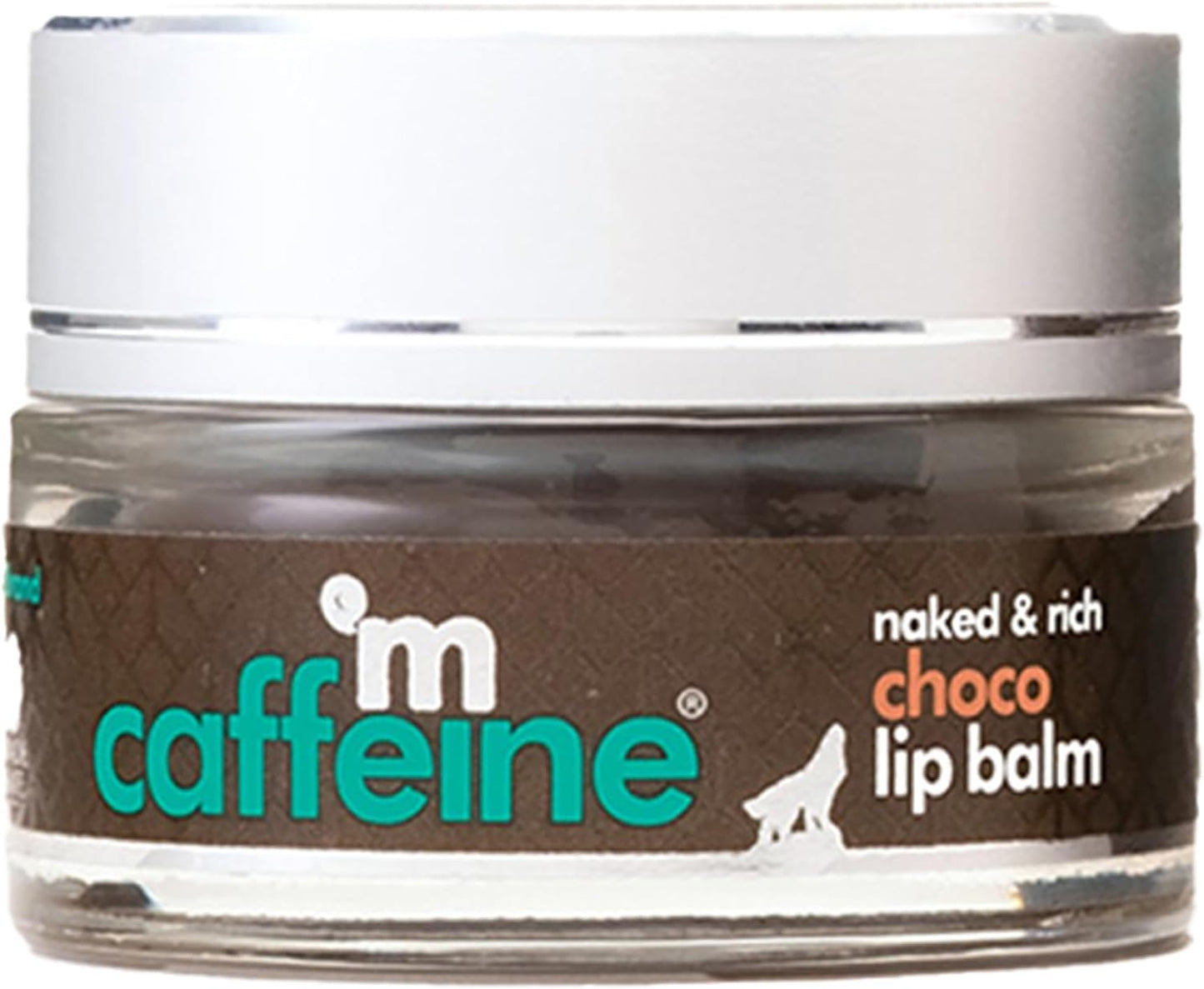 mCaffeine 深層保濕巧克力潤唇膏，用於修復乾燥和皸裂的嘴唇 - 24 小時保濕 | 男女適用唇部護理，含可可脂和榛子油 | 天然和純素（12 克）