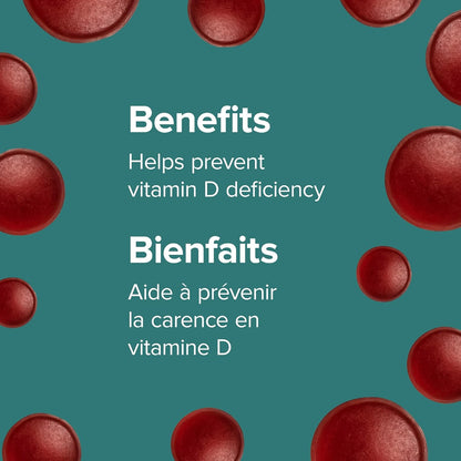 Webber Naturals 维生素 D3 2500 IU，75 粒软糖，有助于骨骼和牙齿健康，保持身体健康