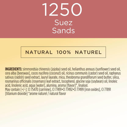 Burt's Bees 100% 天然全亮唇颊两用棒，苏伊士沙色，1 支，9.07 克