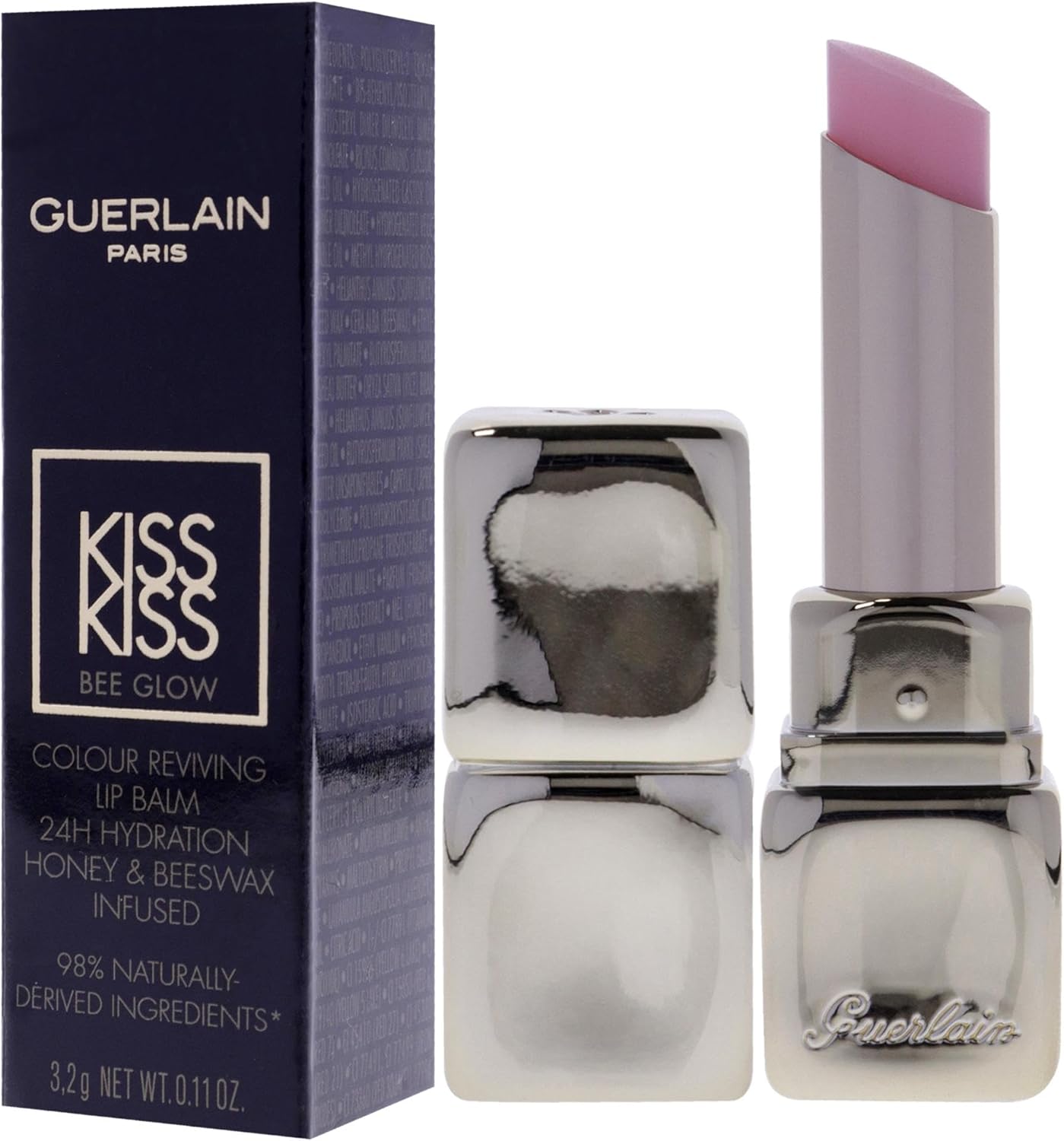 嬌蘭 Kiss Kiss Bee Glow 潤唇膏 - 258 玫瑰光澤潤唇膏 女士 0.11 盎司