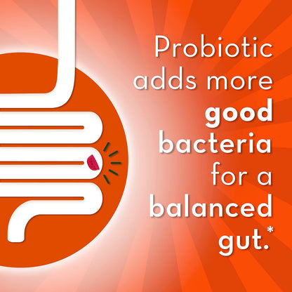 Align 益生菌软糖，男女适用，有助于支持胃肠道健康，采用天然水果口味制成，草莓味，60 粒软糖