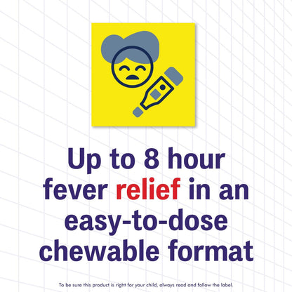 青少年强效 Advil 无色素咀嚼片，葡萄味，40 片