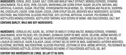 家乐氏脆米方形棒 1020 克 特大包装 - 双倍巧克力块，12x85 克谷物棒