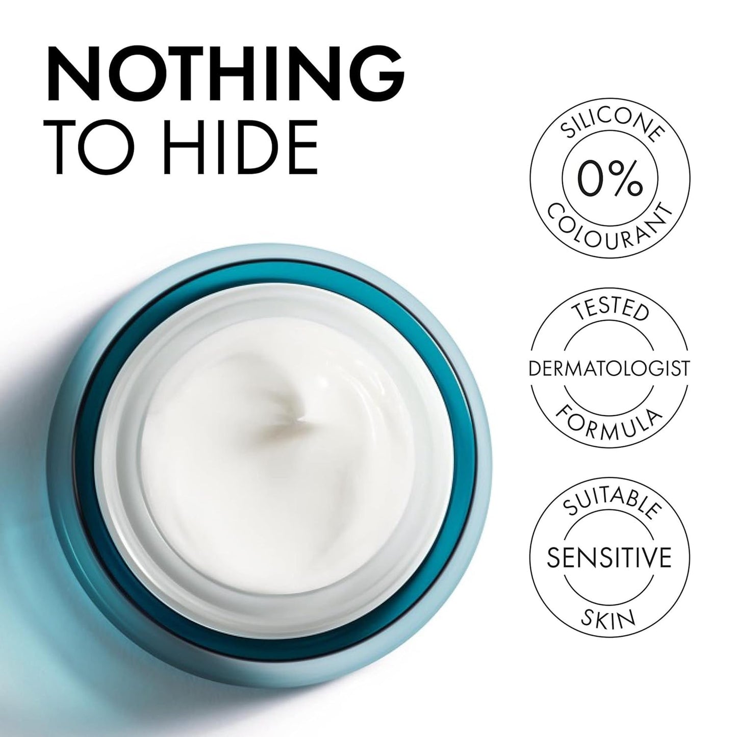 薇姿矿物89无香型面部保湿霜，为干性至中性肌肤补水，并搭配保湿精华液。蕴含透明质酸，适合敏感肌肤。