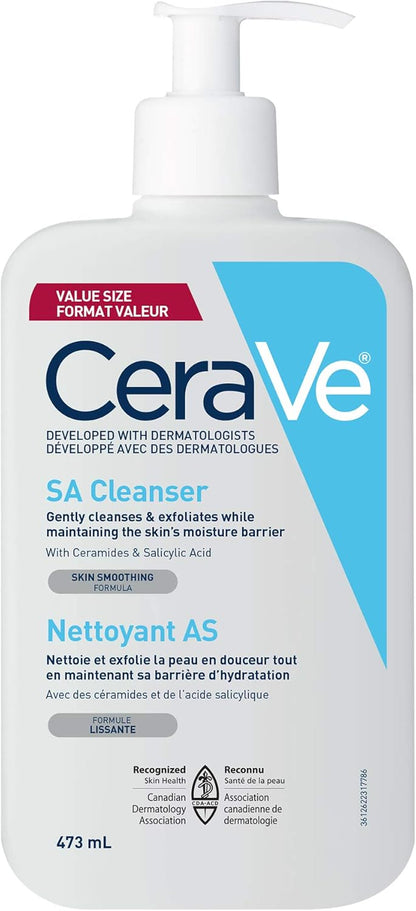 CeraVe Renewing SA Cream 340g + CeraVe Salicylic Acid Cleanser (Series SA Smoothing BHA)