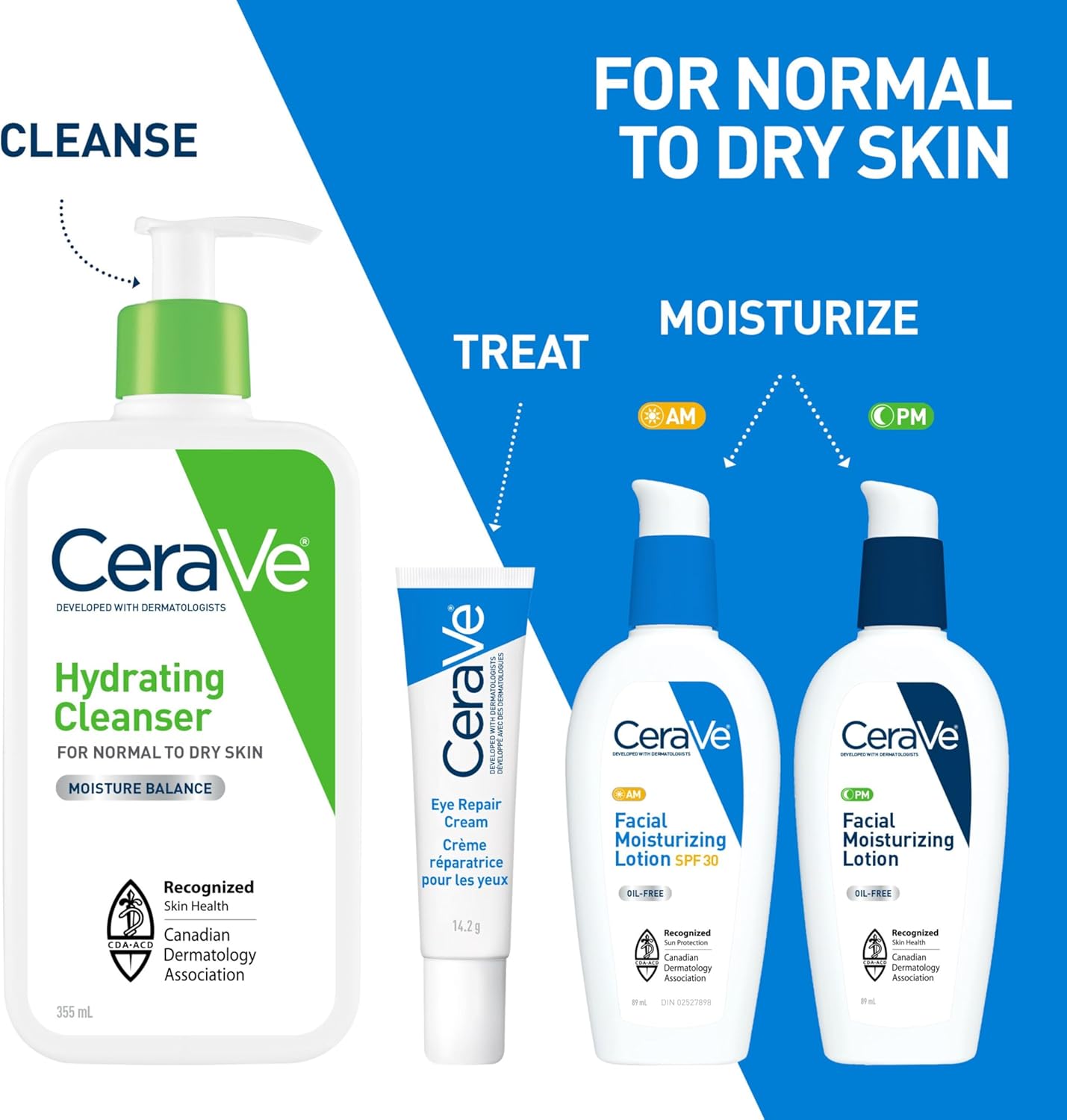 CeraVe Facial Moisturizer with SPF 30. Face Sunscreen Lotion with Hyaluronic Acid, Niacinamide & Ceramides for Women & Men. Oil-free, normal to dry skin. Verified Extended Use Date, Travel Size 89ML