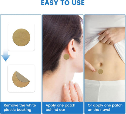 MQ 20片晕车贴，中等颜色，防水晕船贴，邮轮旅行必备，快速起效，持久72小时