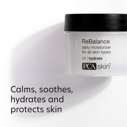 PCA SKIN ReBalance Daily Face Moisturizer - Moisturizing Facial Cream with Antioxidants & Hydrating Niacinamide for Normal / Sensitive Skin (1.7 oz)
