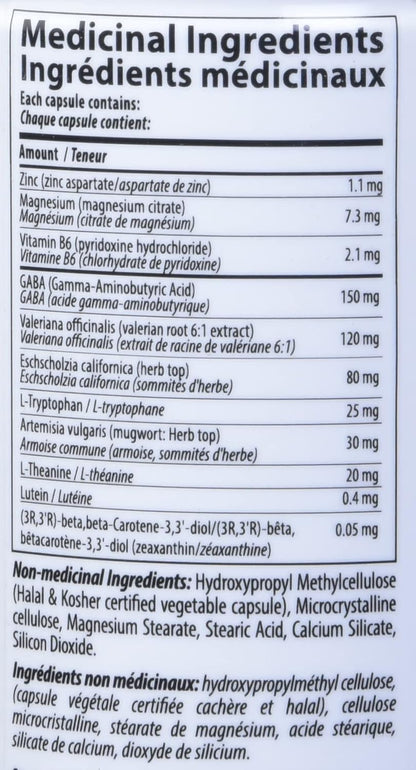 Nutrabolics Sleep Hack 120粒膠囊 - 助眠劑，讓您睡得更深更安穩，GABA，纈草