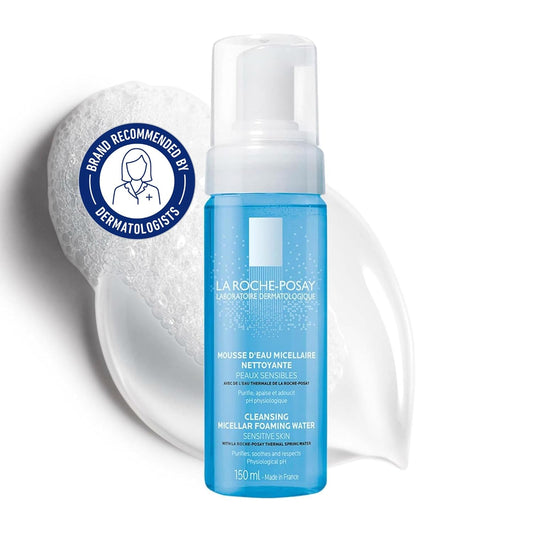 La Roche-Posay Physiological Face Toner & Foaming Cleanser. Gently Cleanses Skin with Glycerin. Alcohol Free, Sensitive Skin Approved, Dermatologist Recommended