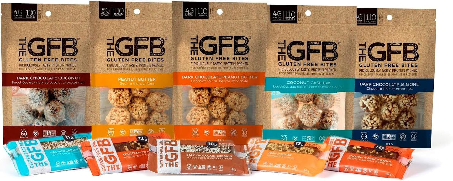 無麩質棒蛋白塊，無麩質，非基因改造，黑巧克力杏仁口味，113克