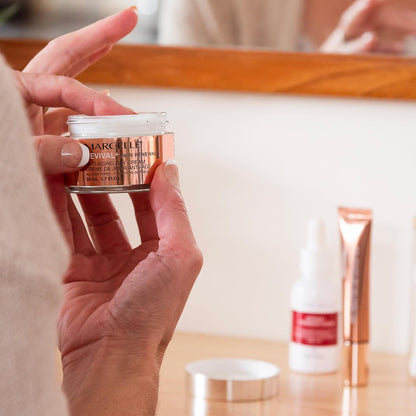 Marcelle Revival+ Skin Renewal Anti-Aging Day Cream, All Skin Types, 45+, Redensifying, Moisturizing & Smoothing, Cruelty-Free, Hypoallergenic, Paraben-Free, Fragrance-Free, Oil-Free, 50 mL