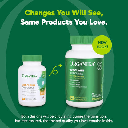 Organika 薑黃素 60 粒素食膠囊