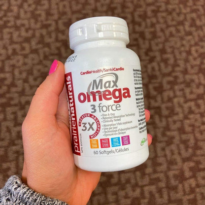 Prairie Naturals Max Omega-3-Force 含 Maximil 专利 EPA/DHA 软胶囊 - 60 粒