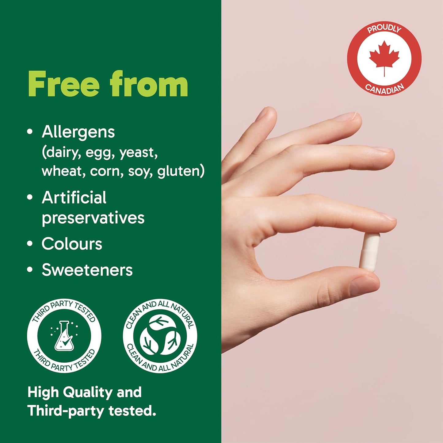 Organika 加拿大制造 NAD+ 助推剂 - NRC - 用于能量代谢、健康老龄化、维生素 B3 和细胞健康 - 60 粒胶囊，60 天用量