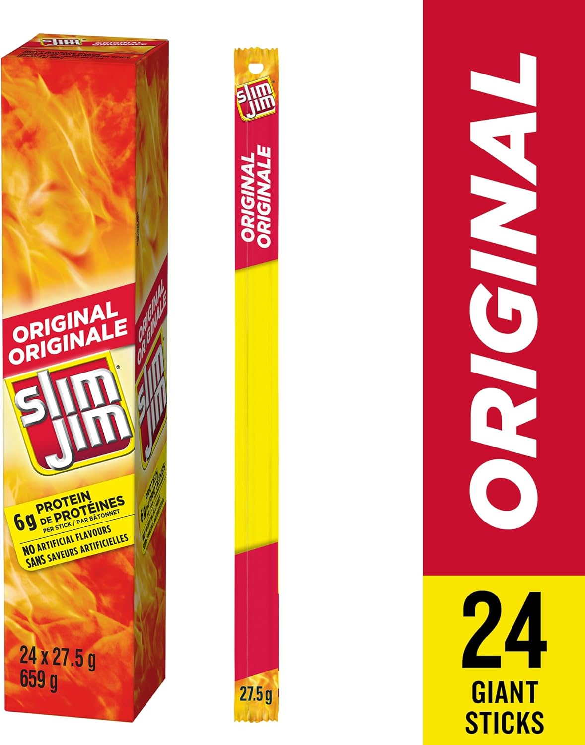 Slim Jim Giant - 原廠 27.5 克裝，24 支