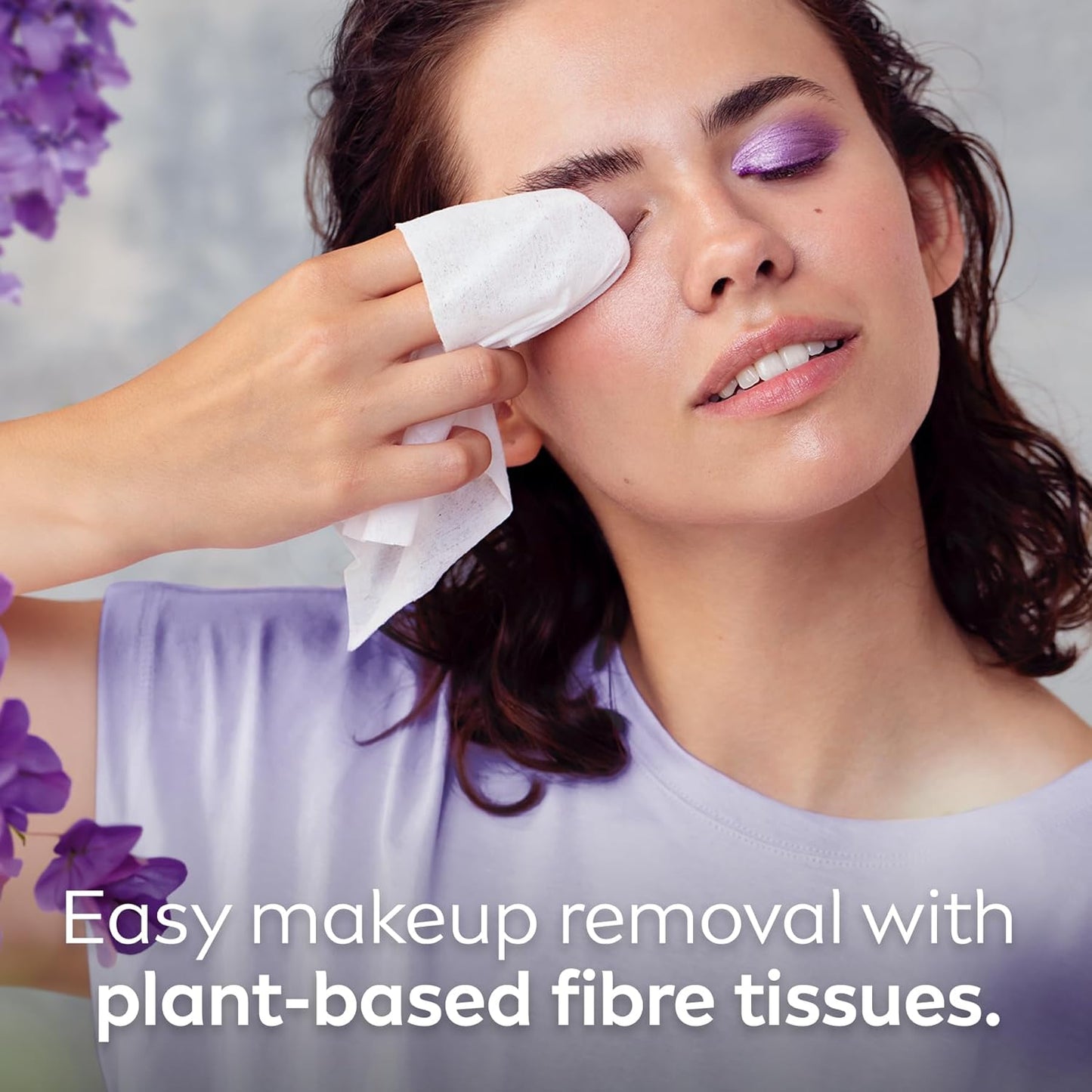 NIVEA 3-in-1 Biodegradable Face Cleansing & Makeup Removing Wipes for Sensitive Skin, 40 Wipes