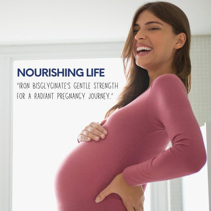 Nutrimed Naturals - 甘氨酸鐵，120 粒素食膠囊，120 天用量 - 25 毫克元素鐵缺乏性貧血和相關疲勞和乏力 - 經第三方測試 - 加拿大配製和製造