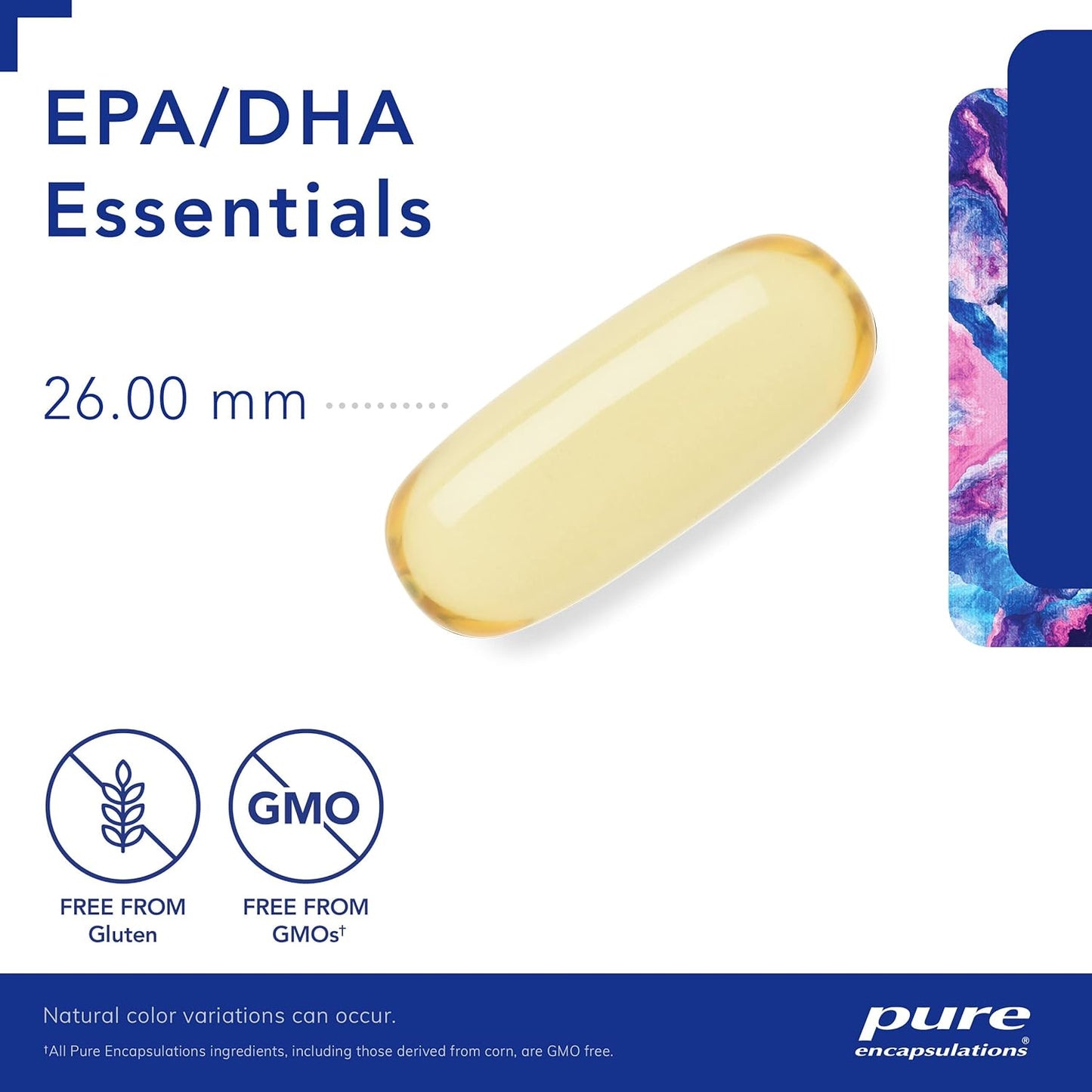 Pure Encapsulations EPA/DHA Essentials - Fish Oil Concentrate Supplement to Support Cardiovascular Health - Premium EPA & DHA Supplement with Omega 3 - 180 Softgel Capsules
