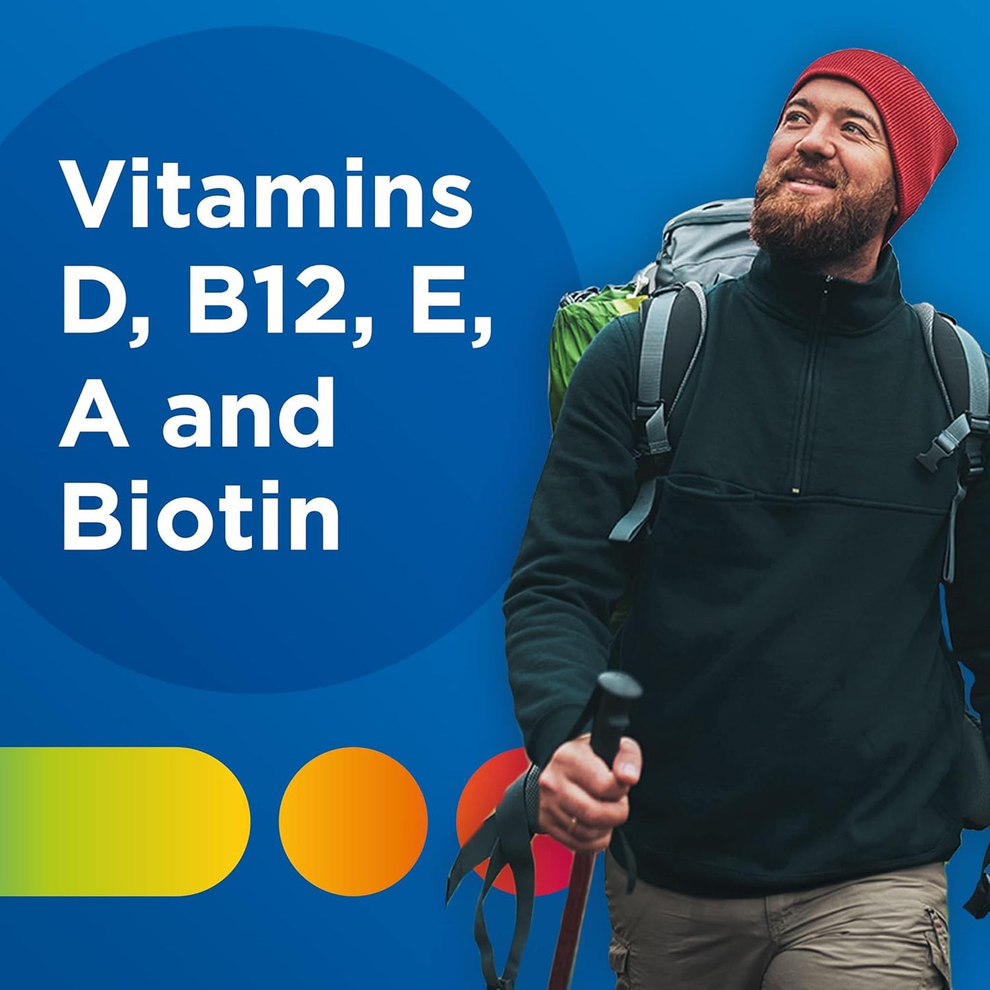 Centrum 男女复合维生素/矿物质（含人参）| Centrum 男士复合软糖（130 粒）