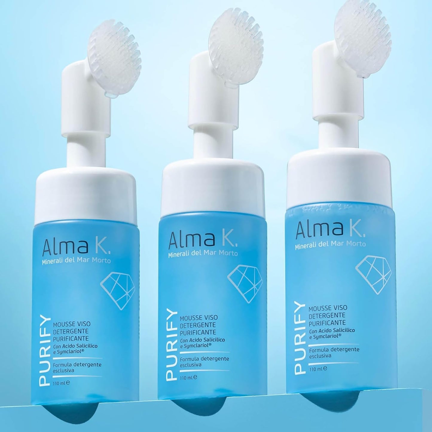 Alma K Pore Cleansing Foaming Mousse - Gentle Face Cleanser for Women - Hydrating Facial Cleanser with Salicylic Acid - Face Wash for Women - 3.7 Fl oz