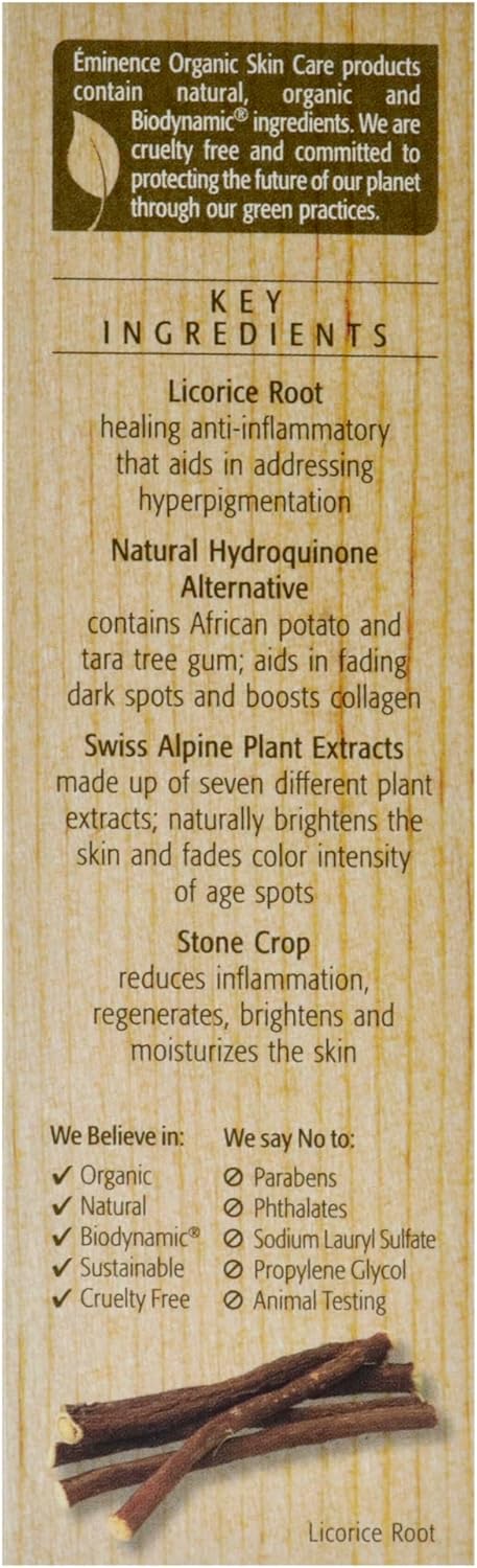 Eminence Bright Skin Licorice Root Booster-Serum Serum Unisex 1 oz