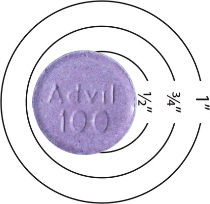 Advil Junior Strength Ibuprofen 100 mg Tablets USP Blue Raspberry 40 Chewable Tablets