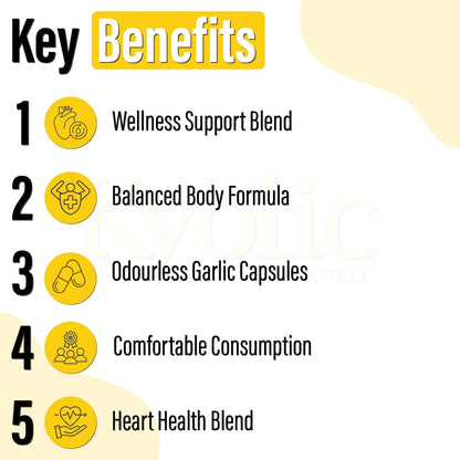 Kyolic - 含卵磷脂的胆固醇控制胶囊，360粒，90天用量 - 胆固醇配方104 - Kyolic 陈年大蒜提取物胶囊 - 促进心脏健康和免疫系统支持