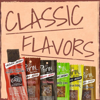 Primal Spirit 肉干（无肉大豆山核桃味）(24 包)