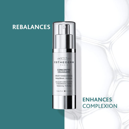Institut Esthederm - Cellular Fundamental Concentrate - Hydrate, Soothe And Rebalance Skin, Skin Perfector - All Skin Types, 30 mL.