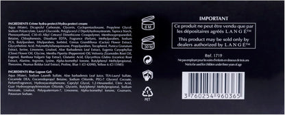 Lange Hydra-Protect Collection 1.7oz Hydra-Protect Smooth Cream, 6.08oz Blue Lagoon Gel Men 2 Pc