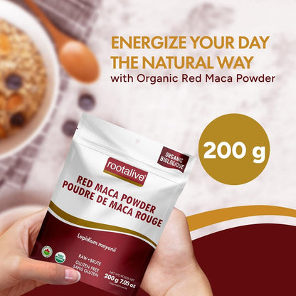 Rootalive 有機糊化紅瑪卡粉 200公克