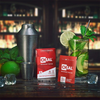 派对焕活贴片 5 片装 - 天然补水配方，让您清晨更活力 | 饮酒前使用