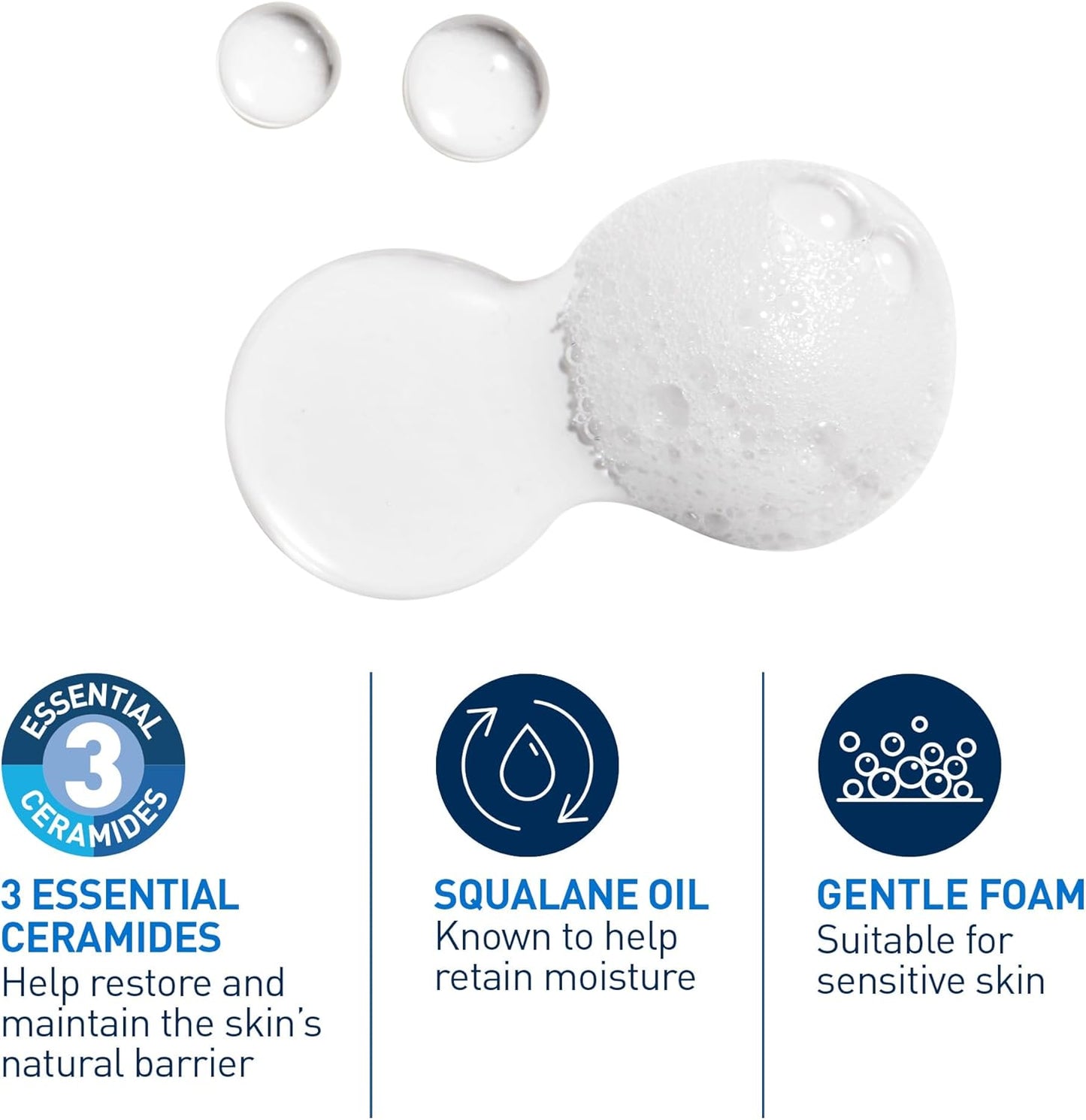 CeraVe Oil Cleanser for Face, Hydrating Foaming Face Cleanser with Squalene Oil, Hyaluronic Acid and Ceramides, for Dry to Very Dry Skin, Non-Greasy, Non-Comedogenic, Fragrance-Free, 562 mL