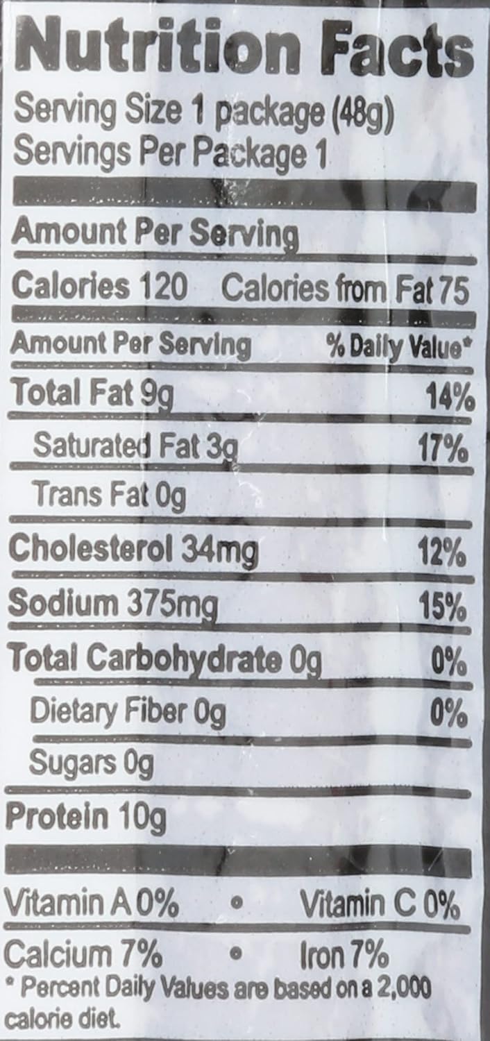 Nick's Sticks 100-Percent Grass-Fed Beef Snack Sticks Spicy 48 Gram