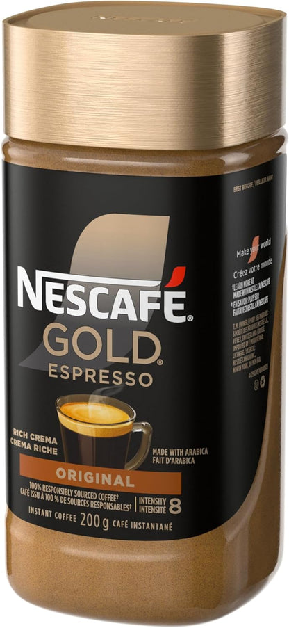 Nescafé Gold Espresso Instant Coffee, 200g