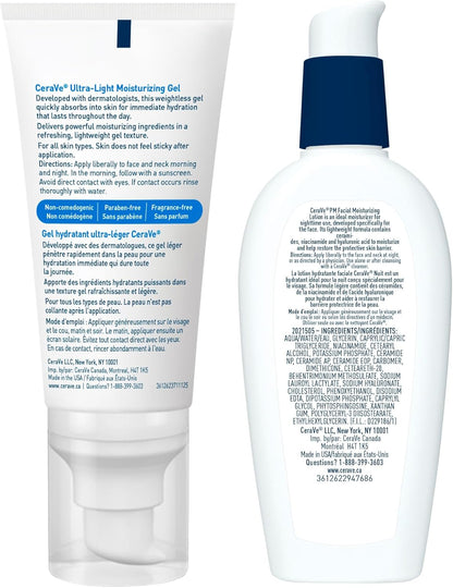 套装：超轻保湿凝胶和晚间保湿乳液