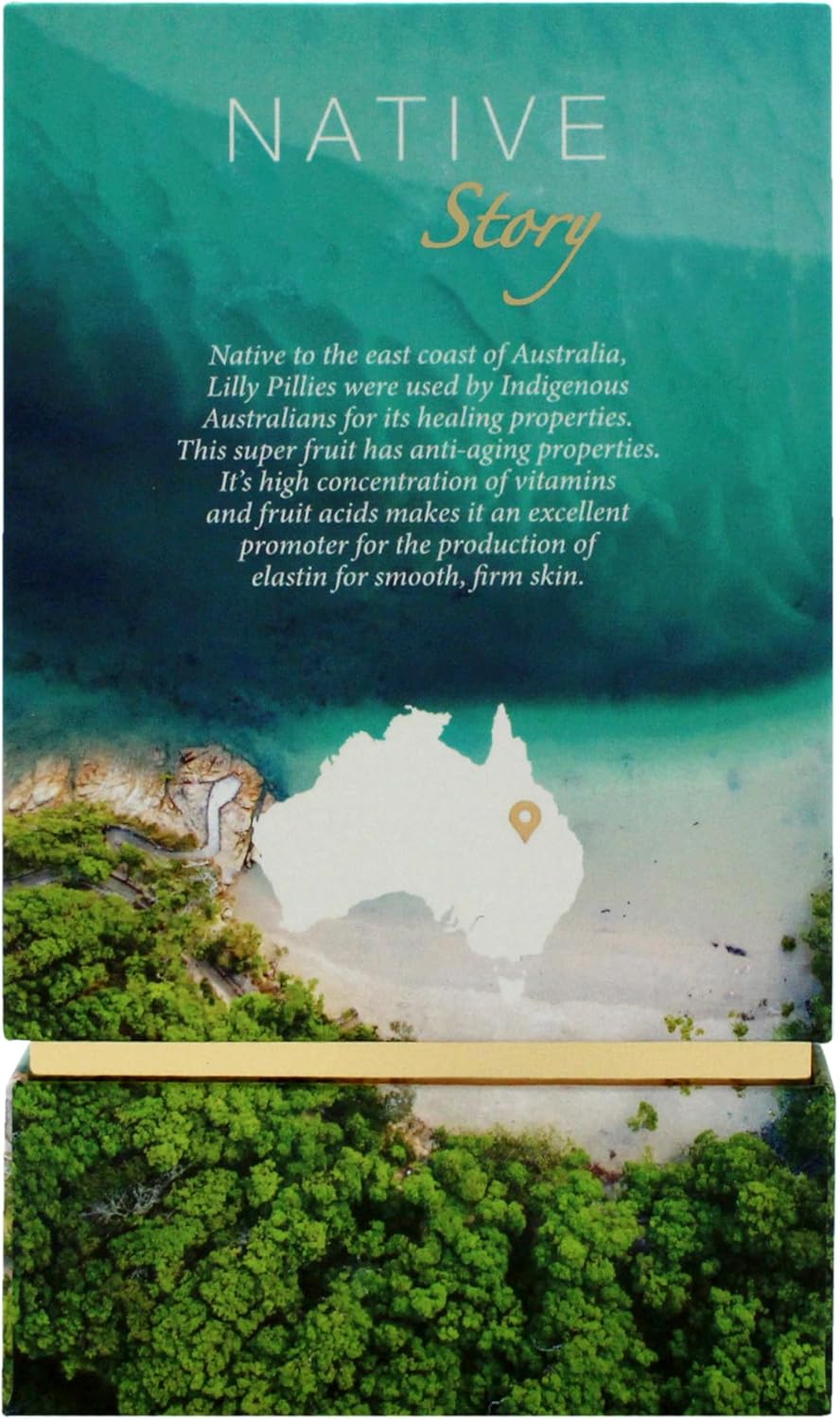 Klara Cosmetics Native Vitamin Rich Moisturizer - Facial Moisturizer with Green Tea and Lilli Pilli - Moisturizer Face Cream for Hydration - 50 ml