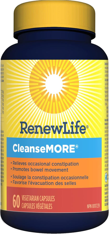 Renew Life CleanseMORE, Constipation Relief, 60 Count