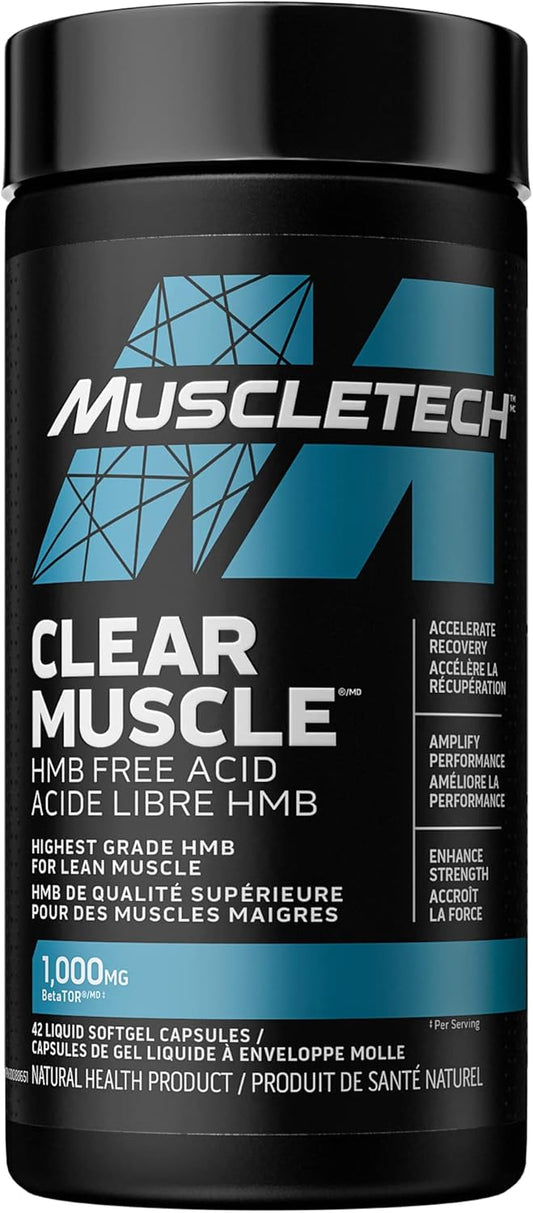 MuscleTech 男女肌肉鍛煉補充劑 - 清晰的肌肉鍛煉恢復補充劑，增強型 HMD - 運動營養鍛煉後恢復和肌肉鍛煉補充劑，42 粒裝