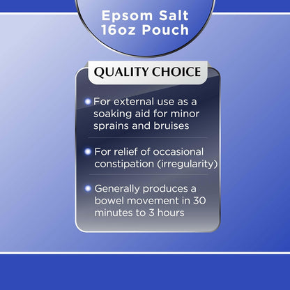 Quality Choice Epsom Salt, 1 Pound