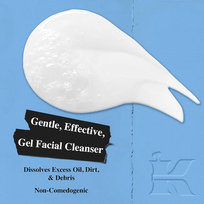 Kiehl's Ultra Facial Cleanser, Lightweight Foamy Facial Cleanser, Enriched Formula that Replenishes Skin Barrier, Gently Exfoliates and Moisturizes, Suitable for All Skin Types