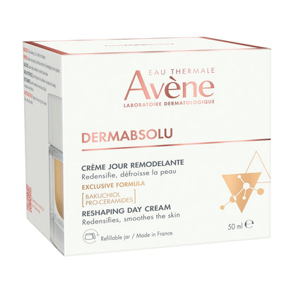 Eau Thermale Avène Dermabsolu DAY Face Cream. Plumping & Redensifying Moisturizer with Pro-Ceramides and Vanilla Polyphenols, 50mL
