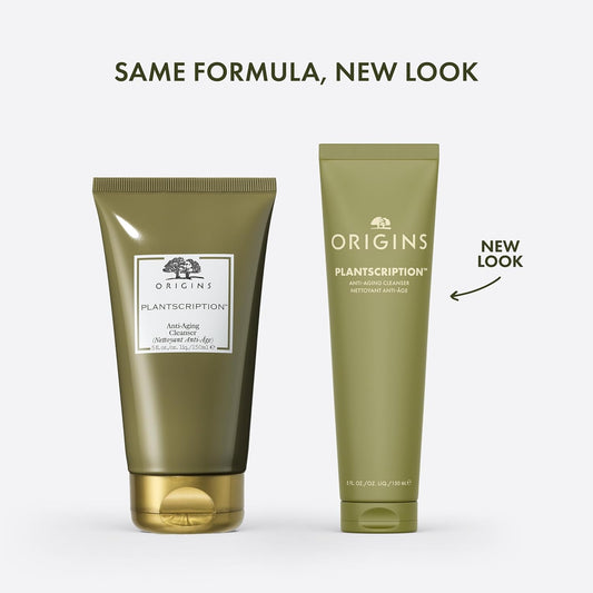 Origins Plantscription Anti-Aging Cleanser | Face Wash For All Skin Types | With Glycerin & Anogeissus, 150 ml