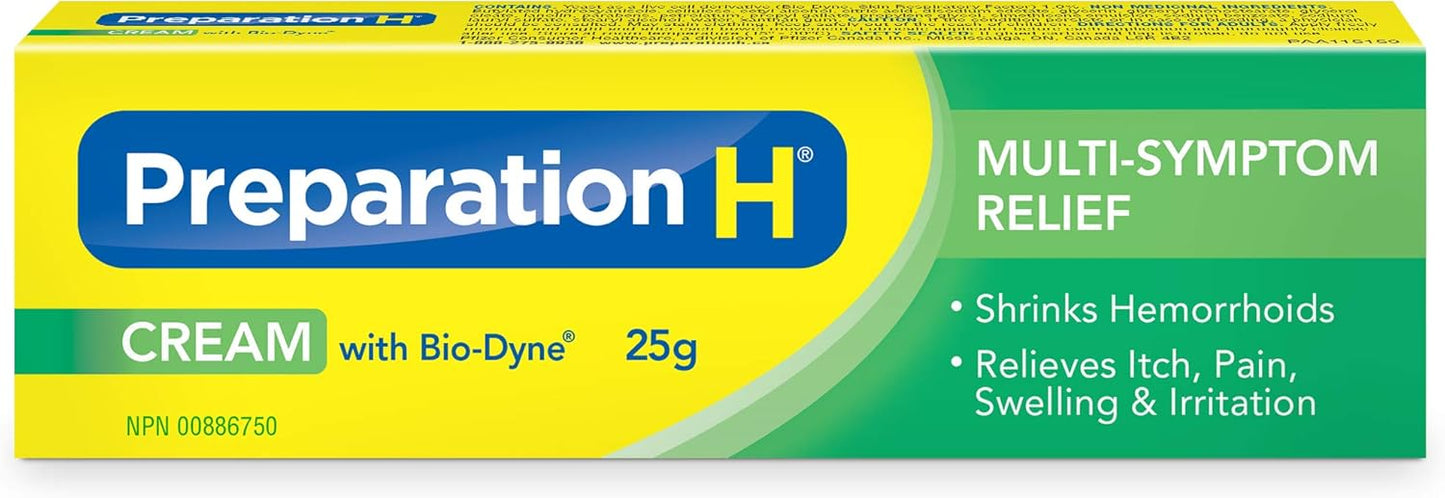 Preparation H 多症状痔疮治疗膏（含 Bio-Dyne），25 克装