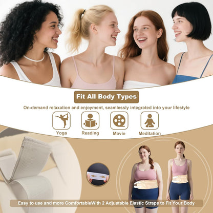 ARMINACO 蓖麻油套装，适合女性和初学者 - 4 个可重复使用的包装 + 60 毫升有机油和指南 | 肝脏、腹部、颈部、乳房排毒套装 | 防漏和可调节的 MagicSeal 设计