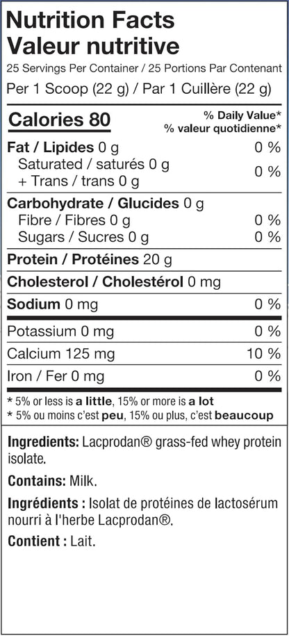 ALT Nutrition Clear Whey Isolate Protein Powder | Grass Fed Whey | Refreshing Protein Drink for Water | 25 Servings | Unflavoured Flavor