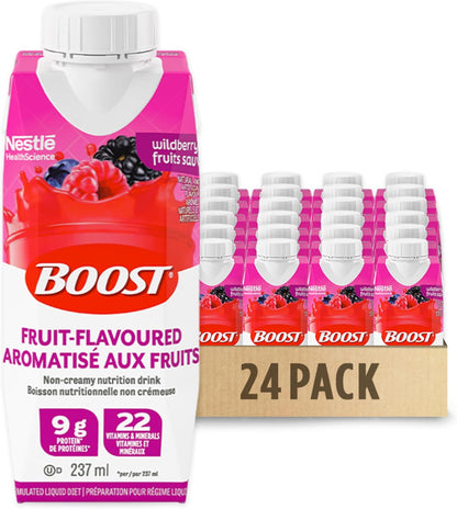 Boost 水果味饮料 Wild Berry，237 毫升，24 支