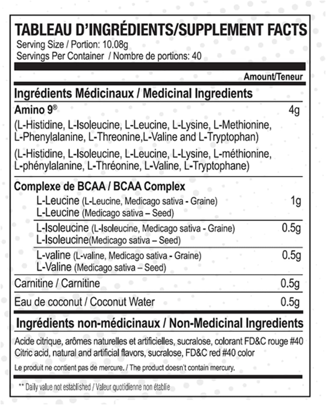 Nova Pharma EAA 補充劑 – 必需胺基酸 + 電解質 – 支持肌肉恢復、補水和性能 – 純素、無糖、無興奮劑 – 30 份（Cyclone）
