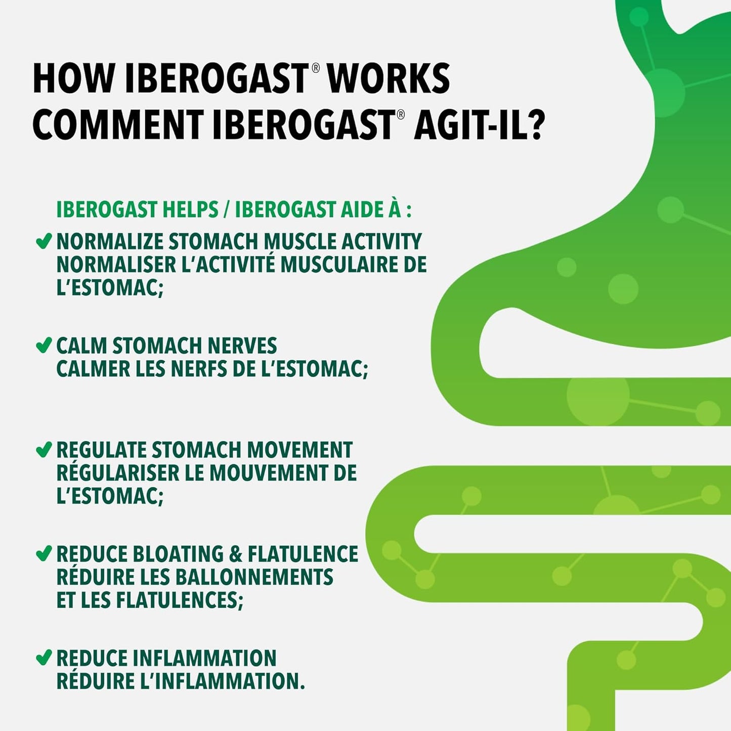 Iberogast 9 草本腸道健康護理 - 天然萃取物，男女適用的腸道補充劑，緩解胃腸道紊亂和腸躁症 (IBS) 症狀的消化補充劑，100ml